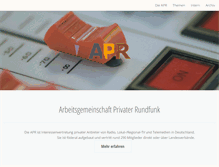 Tablet Screenshot of privatfunk.de